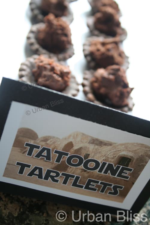 star wars party tatooine tartlets