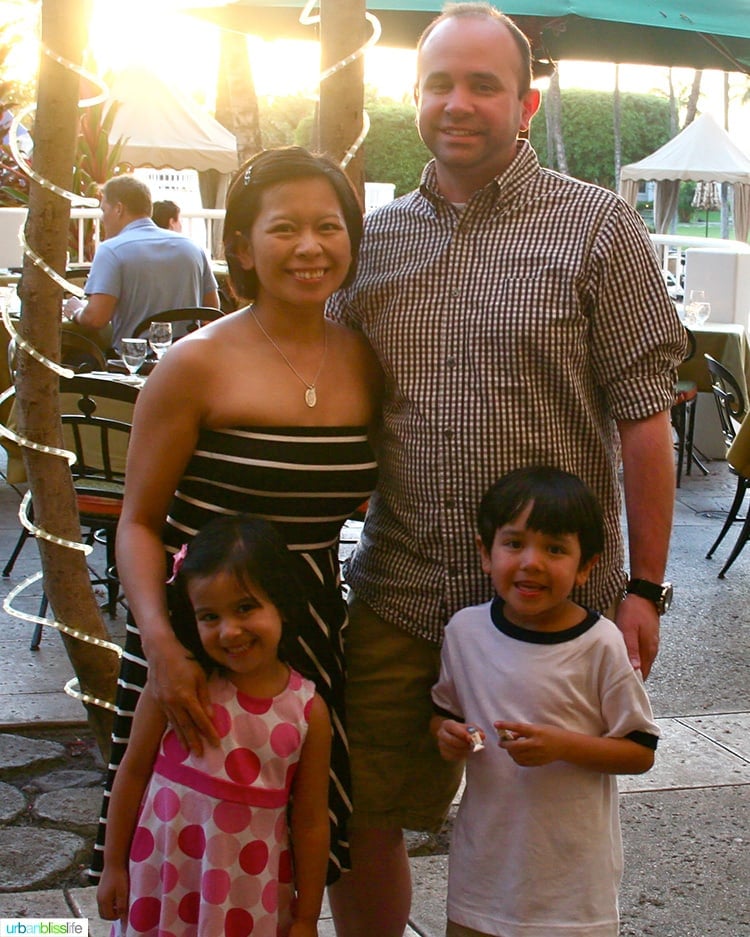 Schotland family at fairmont kea lani maui