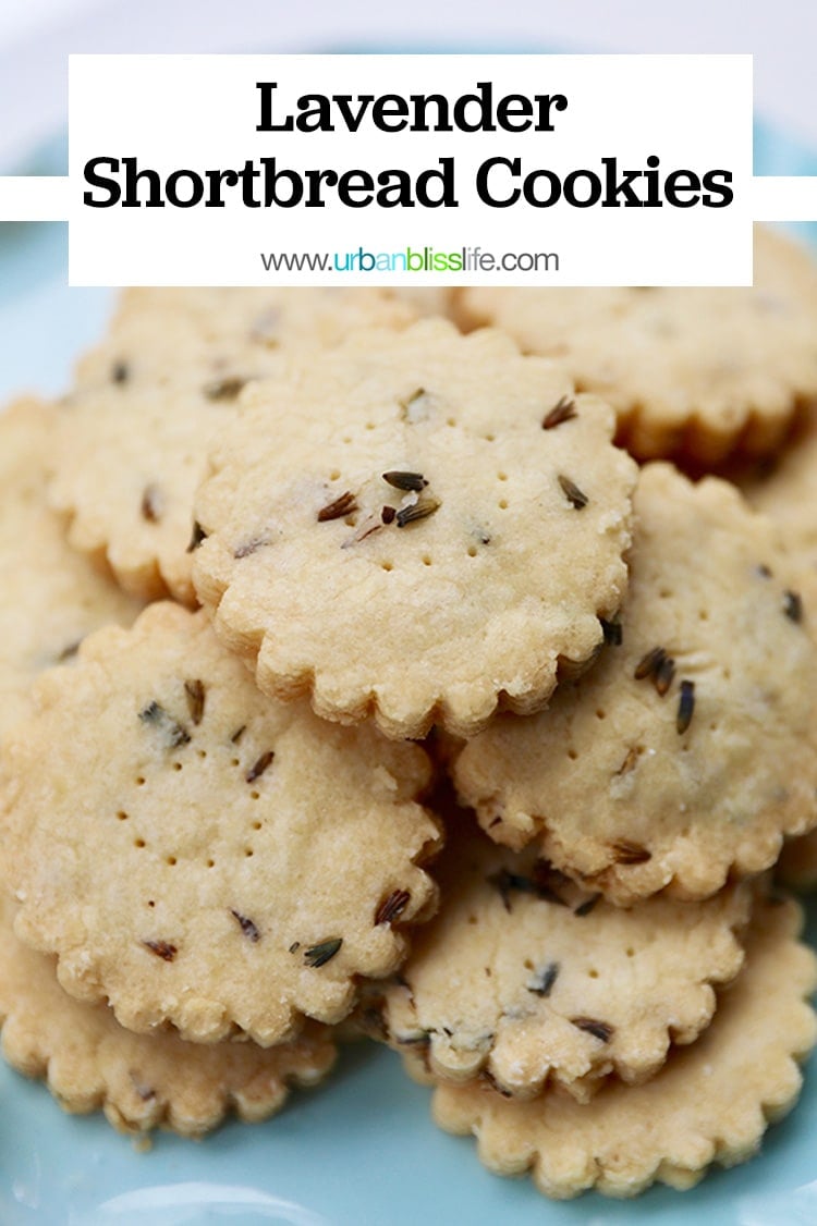 Lavender Shortbread Cookies