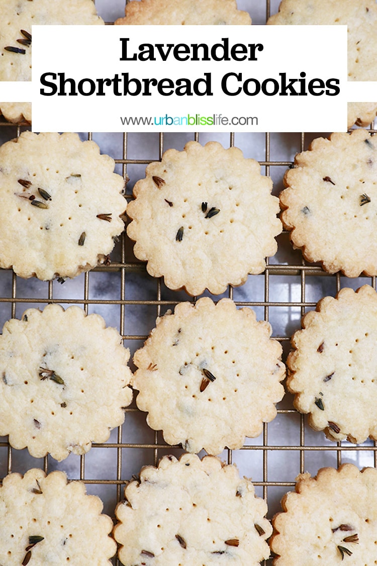 Lavender Shortbread Cookies