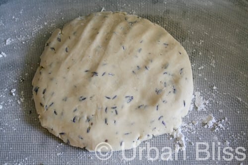 Lavender Shortbread Cookies 