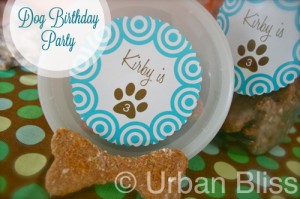 Dog birthday party