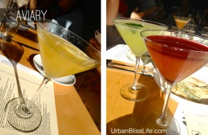 Aviary restaurant happy hour cocktails