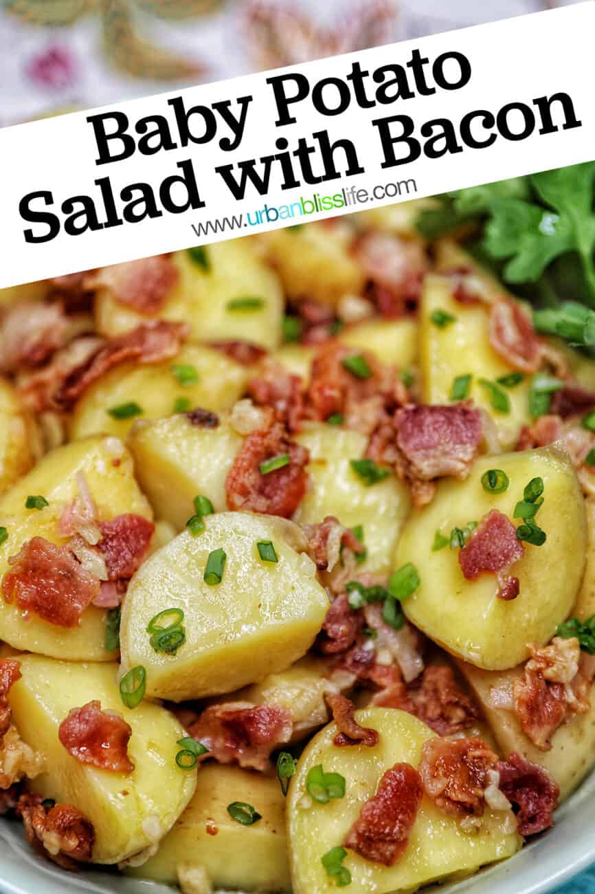 Baby Potato Salad with Bacon
