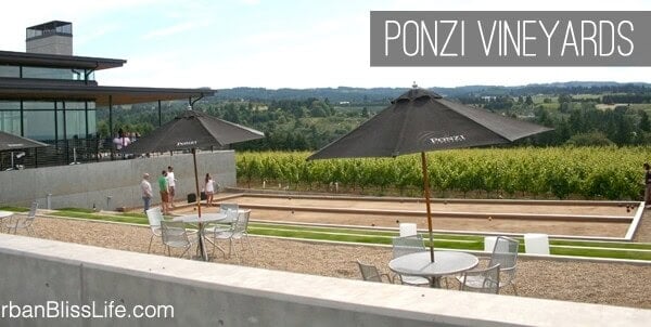 Ponzi Winery Tasting Room Sherwood, Oregon