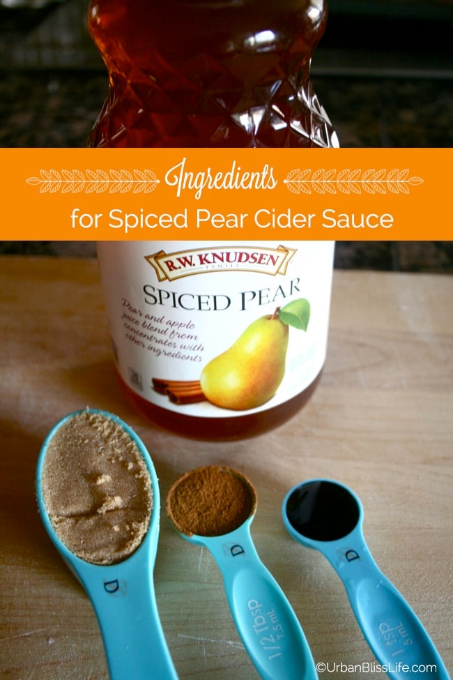 Chocolate Mousse Pretzel Trifle with Spiced Pear Cider - Sauce