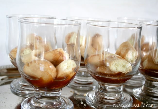 Chocolate Mousse Pretzel Trifle with Spiced Pear Cider - Step 2