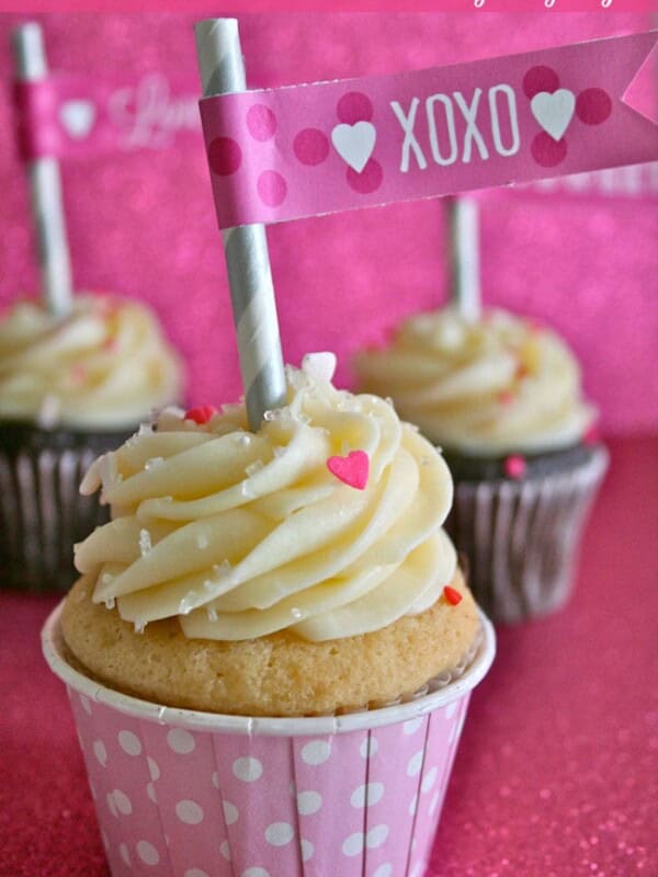 Valentine's Day Printable Party Flags