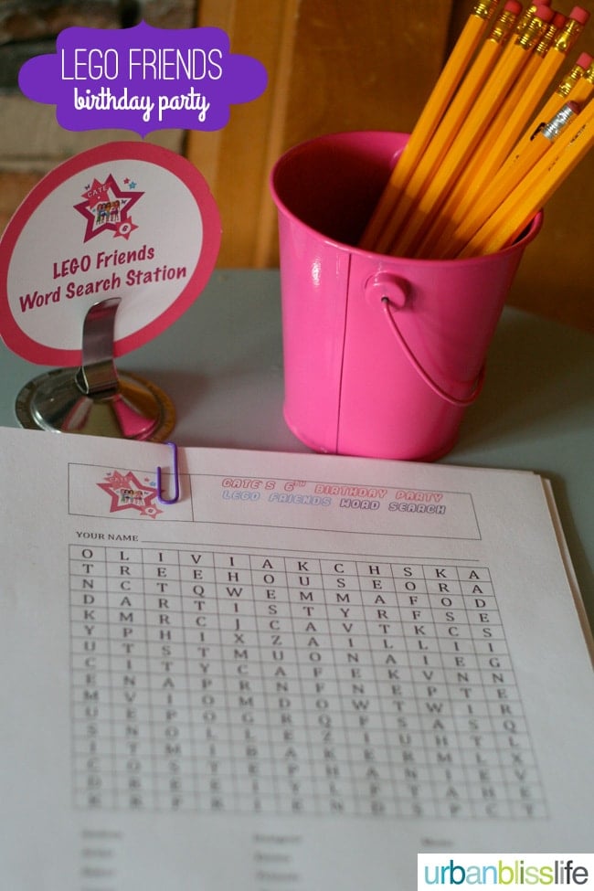 LEGO Friends Birthday Party