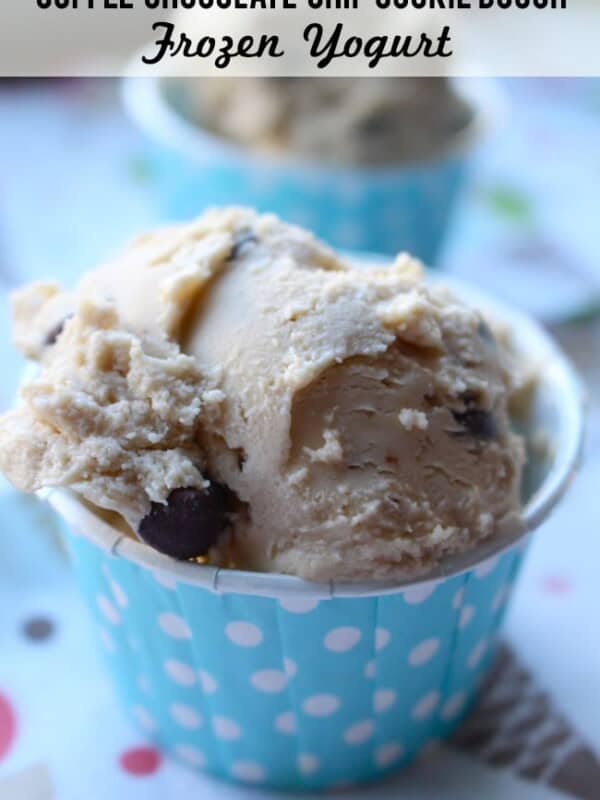 Coffee Chocolate Chip Cookie Dough Frozen Yogurt Recipe