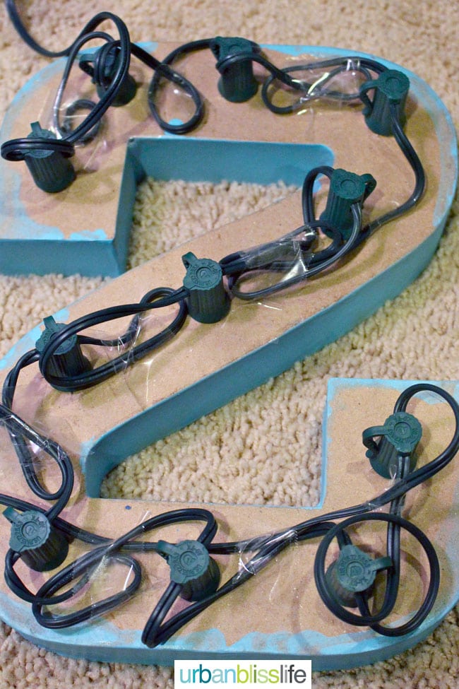 Easy DIY Marquee Letters