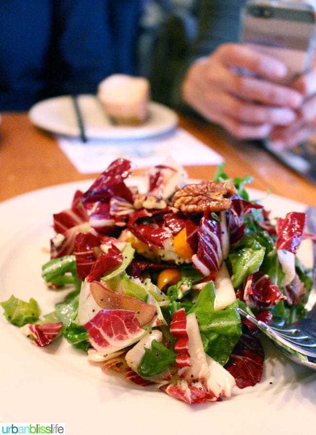 Acadia cajun restaurant Portland, Oregon salad