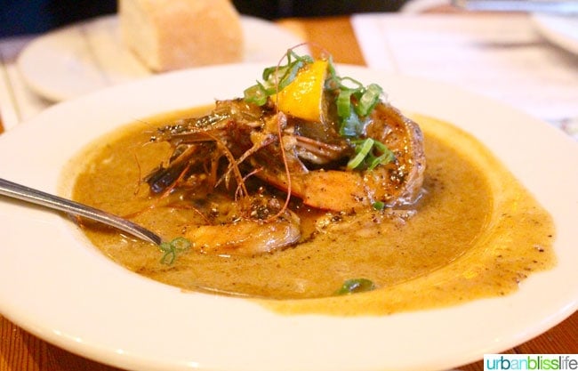 Acadia cajun restaurant Portland, Oregon shrimp