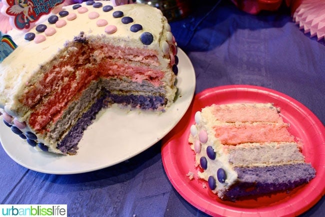 decorated ombre Cake