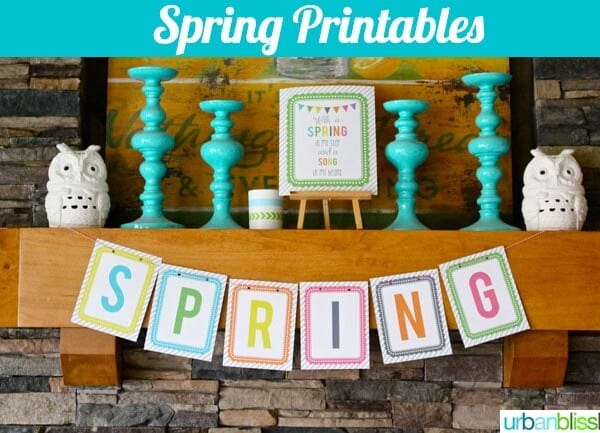Spring Printable