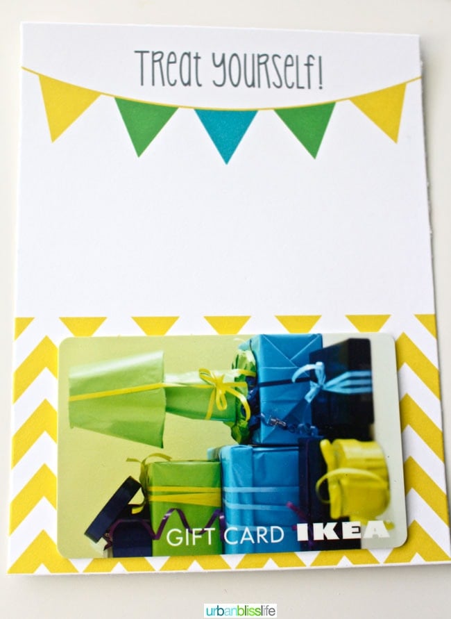 Gift Card Holder Printables by Urban Bliss Media