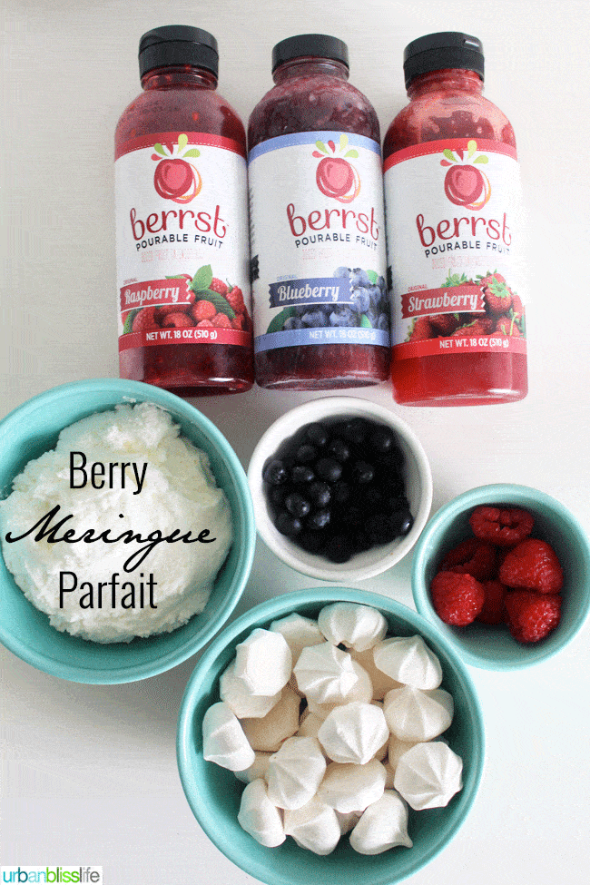 Berry Meringue Parfait