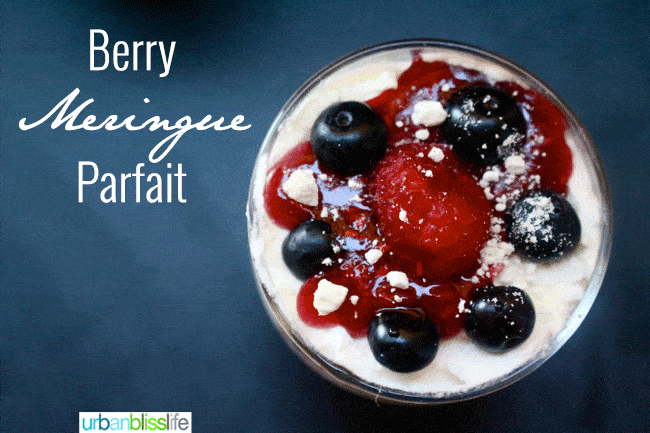 Berry Meringue Parfait