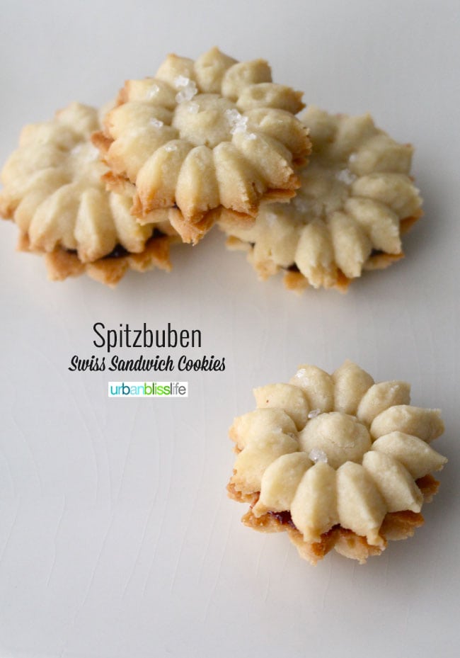 Spitzbuben Swiss Sandwich Cookies