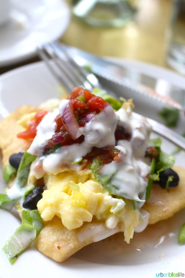 North Light Black Bean Fry Bread Taco