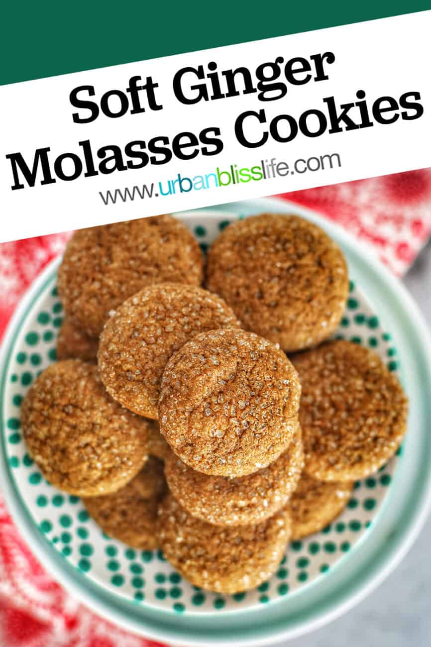 chewy ginger molasses cookies