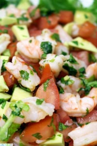Ceviche Style Tequila Shrimp - UrbanBlissLife.com