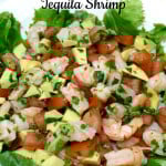 Ceviche Style Tequila Shrimp - UrbanBlissLife.com