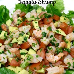 Ceviche Style Tequila Shrimp - UrbanBlissLife.com