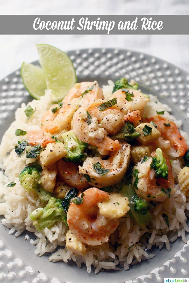 Coconut Shrimp with Rice recipe