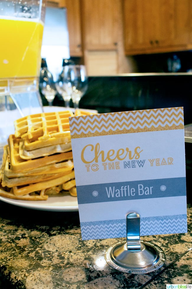 Party Bliss: Host a Waffle Bar!
