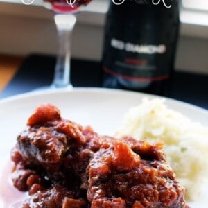 Red Wine Braised Slow Cooker Short Ribs