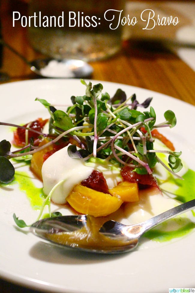Beet salad Toro Bravo