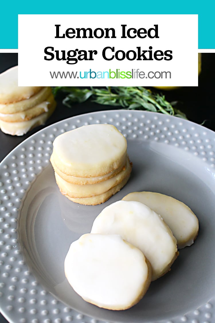 Lemon Iced Sugar Cookies