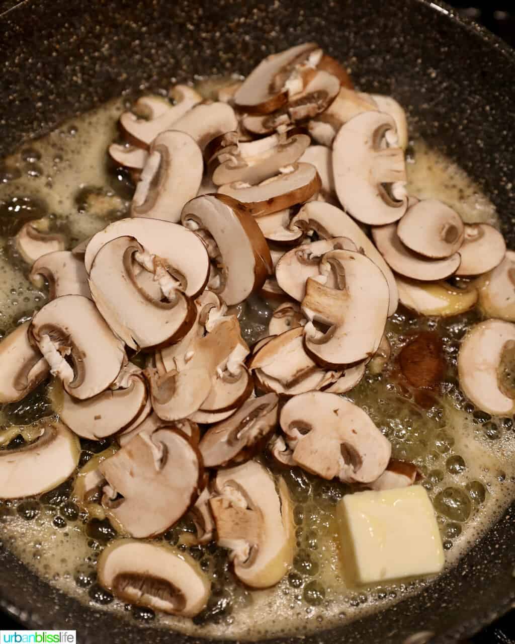 sauteing mushrooms
