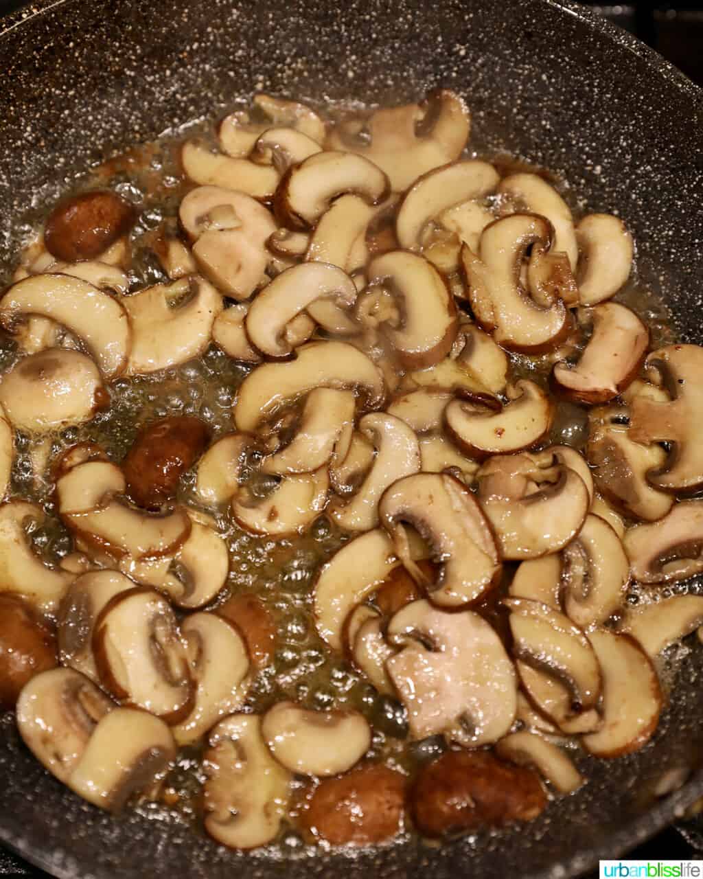 sauteing mushrooms