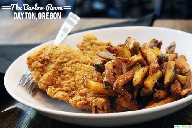 The Barlow Room restaurant
chicken tenders