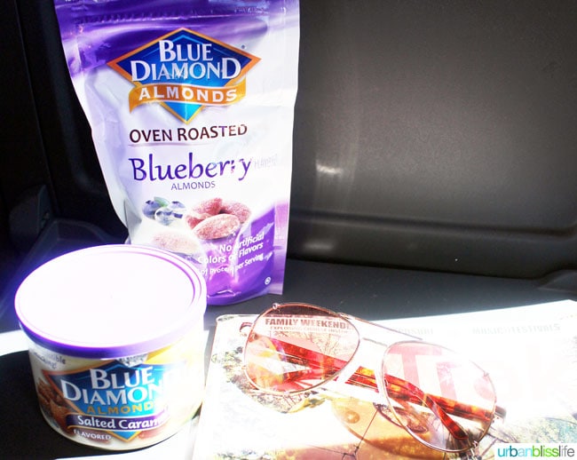 Blue Diamond Almonds Blueberry and Salted Caramel on UrbanBlissLife.com