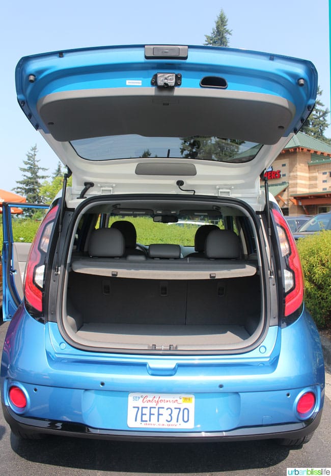 Kia Soul EV cargo room