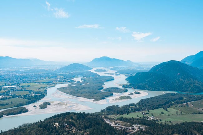 Paragliding over the Fraser Valley, British Columbia, Canada on UrbanBlissLife.com