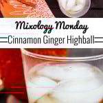 Cinnamon Ginger Highball fall cocktail recipe on UrbanBlissLife.com
