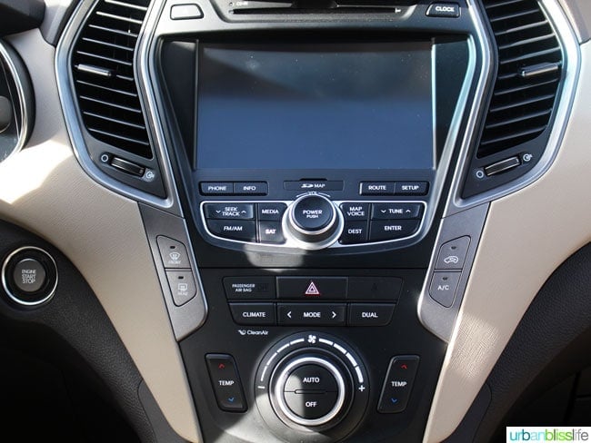 2015 Hyundai santa fe sport interior