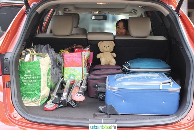 Hyundai santa fe sport cargo room