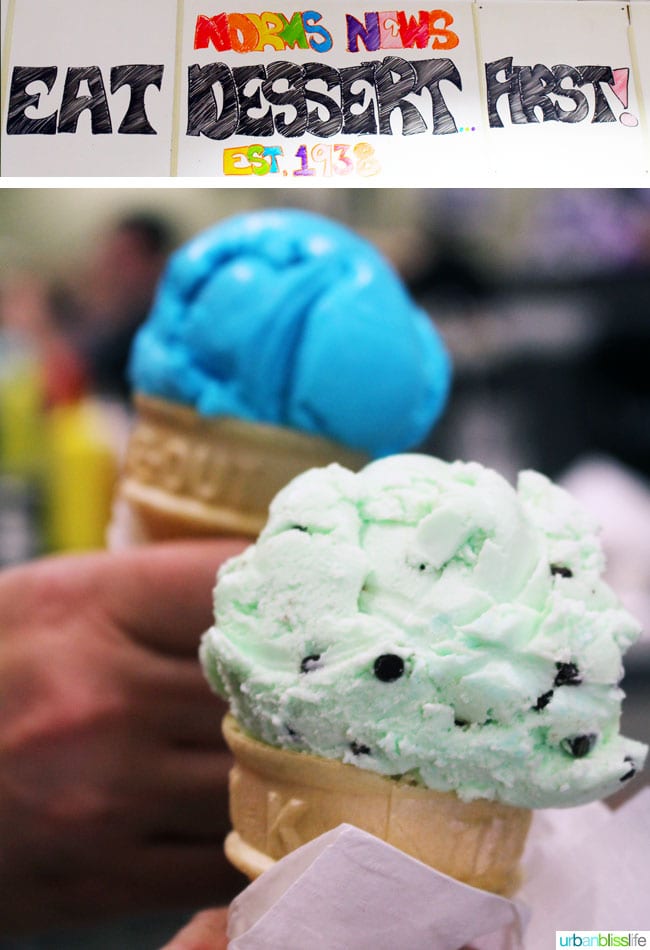 things to do in Kalispell Montana: Norm's News ice cream