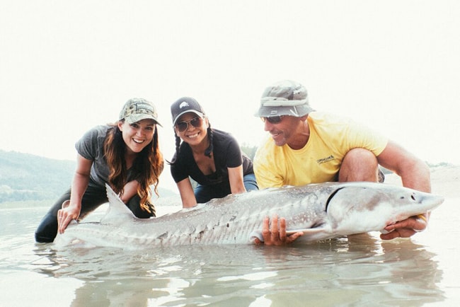 fishing in british columbia - sturgeon