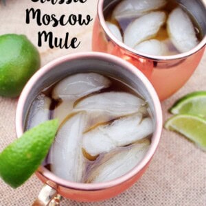 Classic Moscow Mule recipe on UrbanBlissLife.com