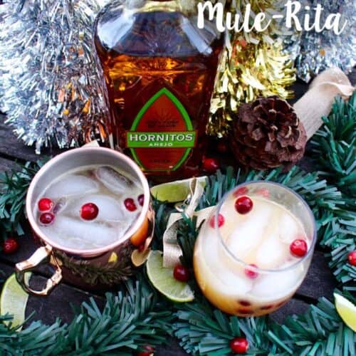Cranberry MuleRita cocktail recipe on UrbanBlissLife.com