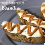 Gingerbread Butterscotch Biscotti recipe on UrbanBlissLife.com