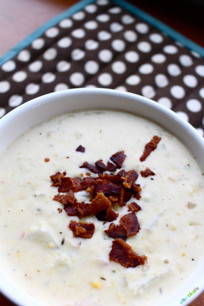 Seafood Bacon Corn Chowder