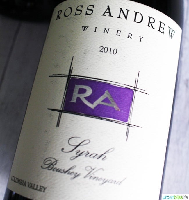 Top holiday wines: Ross Andrew Winery Syrah