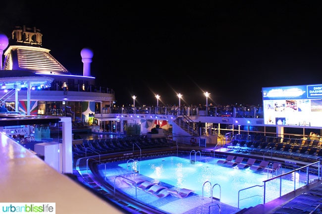 pools on Anthem of the Seas